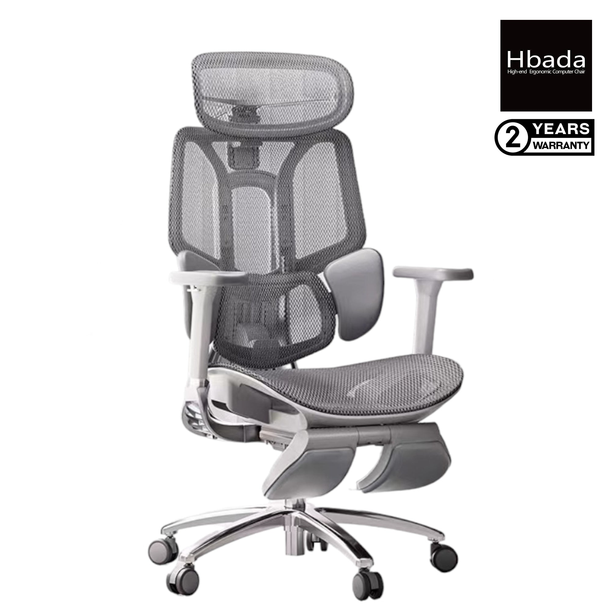 黑白調HBADA E3 人體工學辦公椅– KZCHAIR