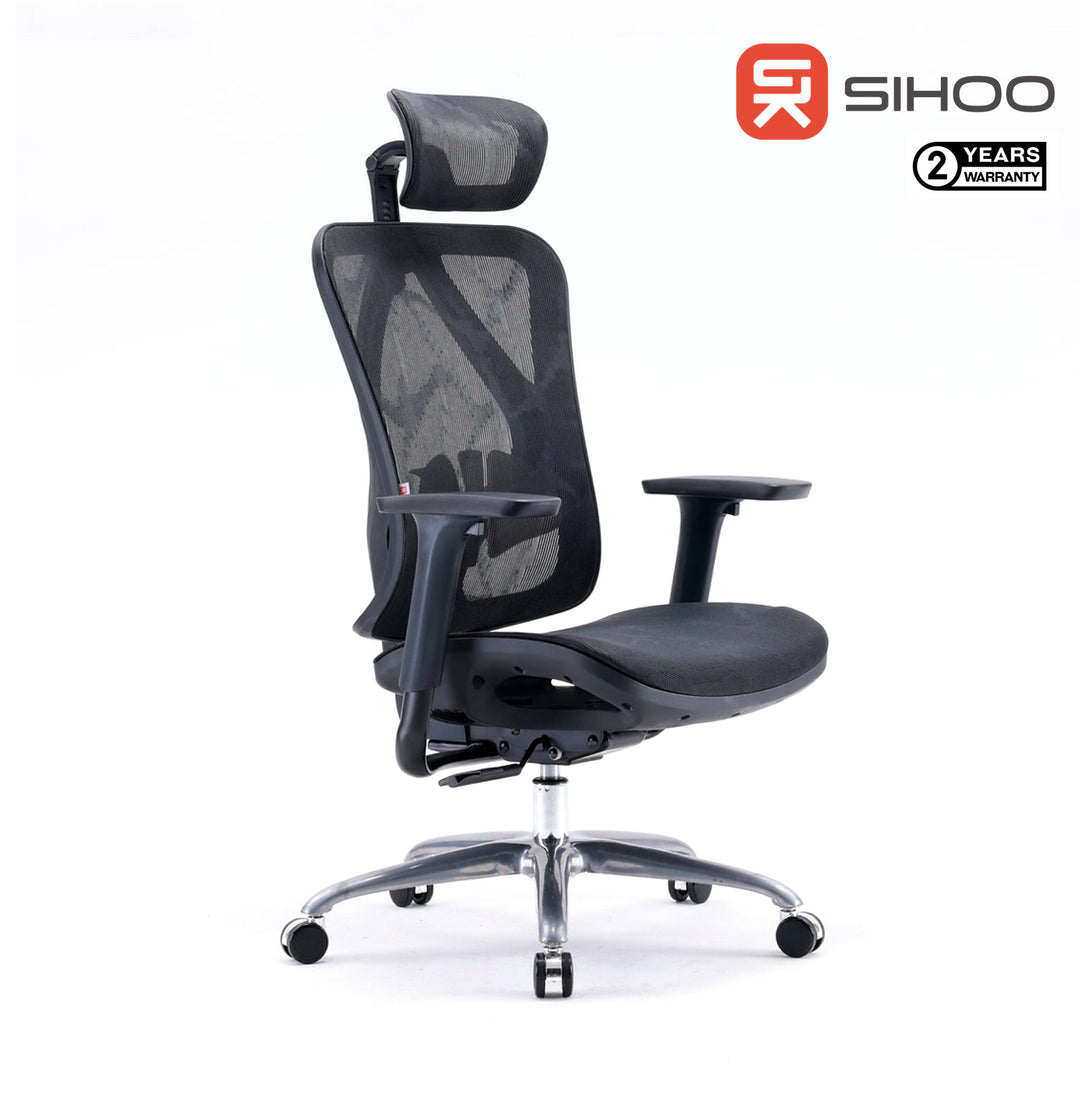 Sihoo M57C Full Mesh Breathable Ergonomic Office Chair Black – KZCHAIR