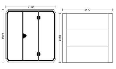 Osilen Office Silence Pod 電話亭（6 人座）