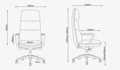 KPENATO-Executive Leather Ergonomic Chairs 08993