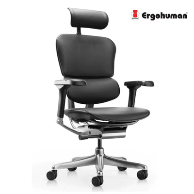 Ergohuman Elite Leather 2.0 Genuine Leather Ergonomic Office Chair