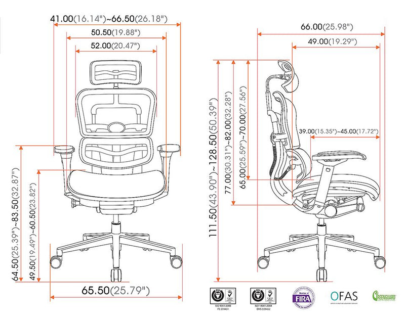 Ergohuman S Ergonomic Office Chair