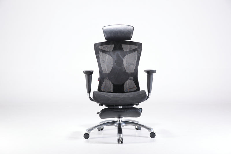 Sihoo V1 Ergonomic Office Chair -Black+Footrest