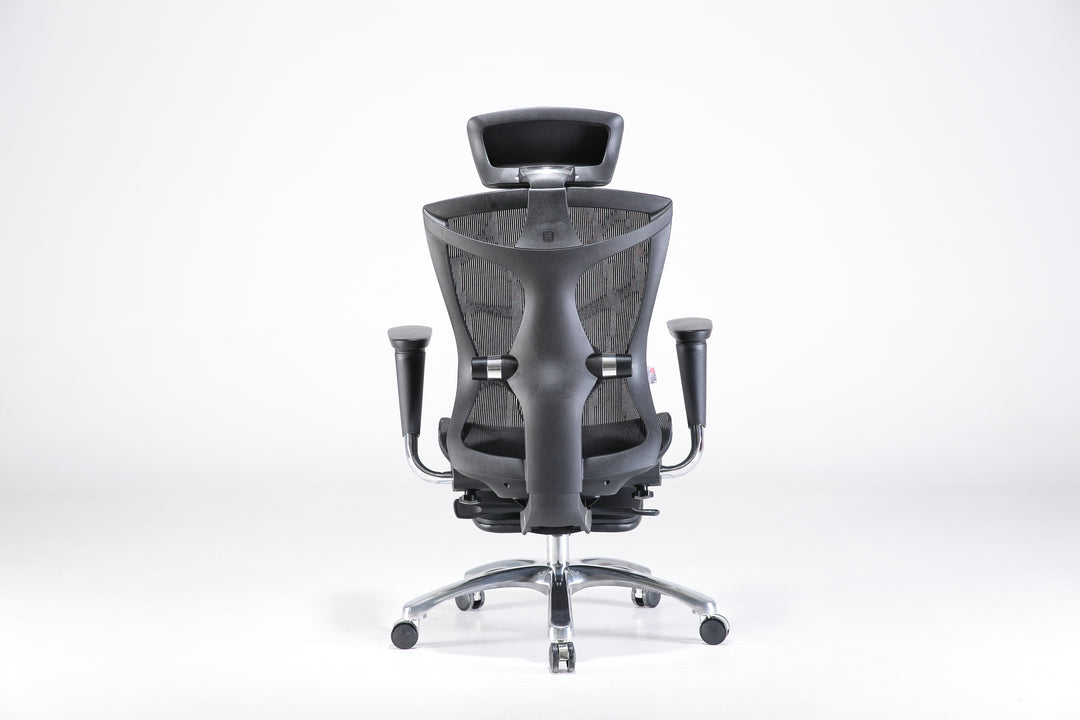 Sihoo V1 Ergonomic Office Chair -Black+Footrest – KZCHAIR