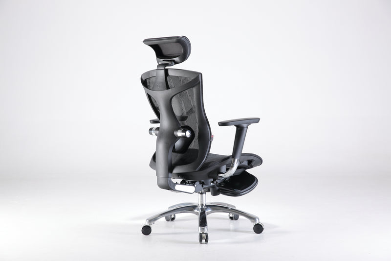 Sihoo V1 Ergonomic Office Chair -Black+Footrest