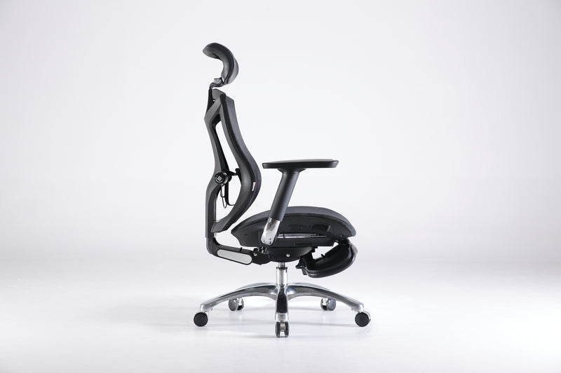 Sihoo V1 Ergonomic Office Chair -Black+Footrest