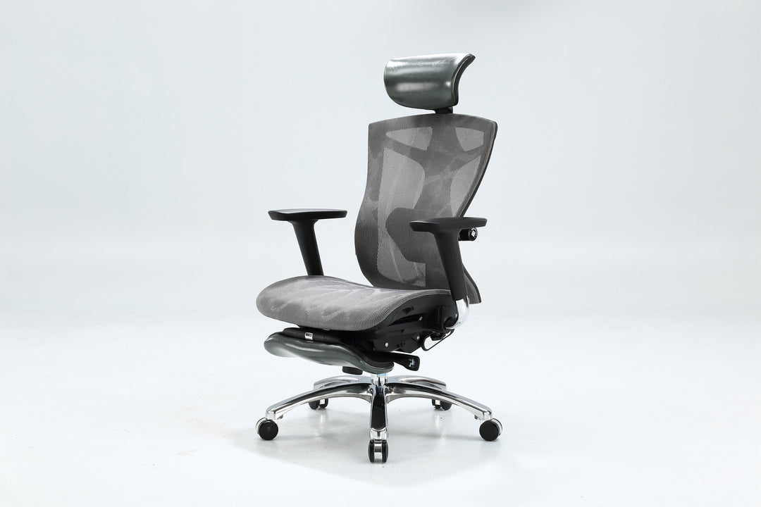 Sihoo V1 Ergonomic Office Chair -Grey+Footrest – KZCHAIR