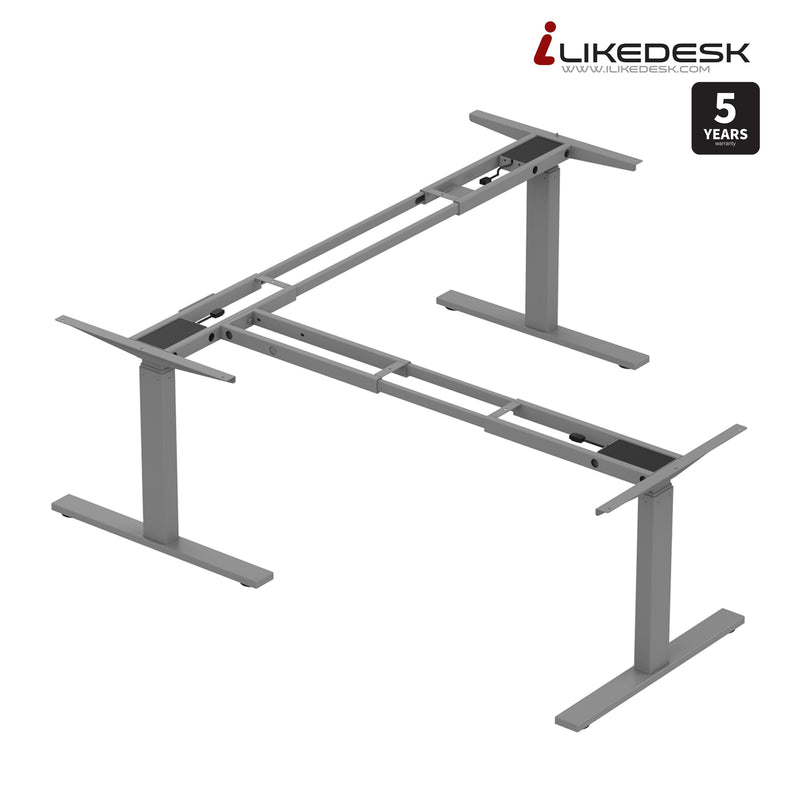 Ilikedesk 三摩打電動轉角L形升降枱 ILD-L3G（三電機）