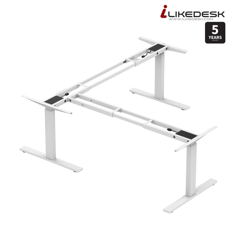 Ilikedesk Standing Desk ILD-L3W (THREE MOTORS)